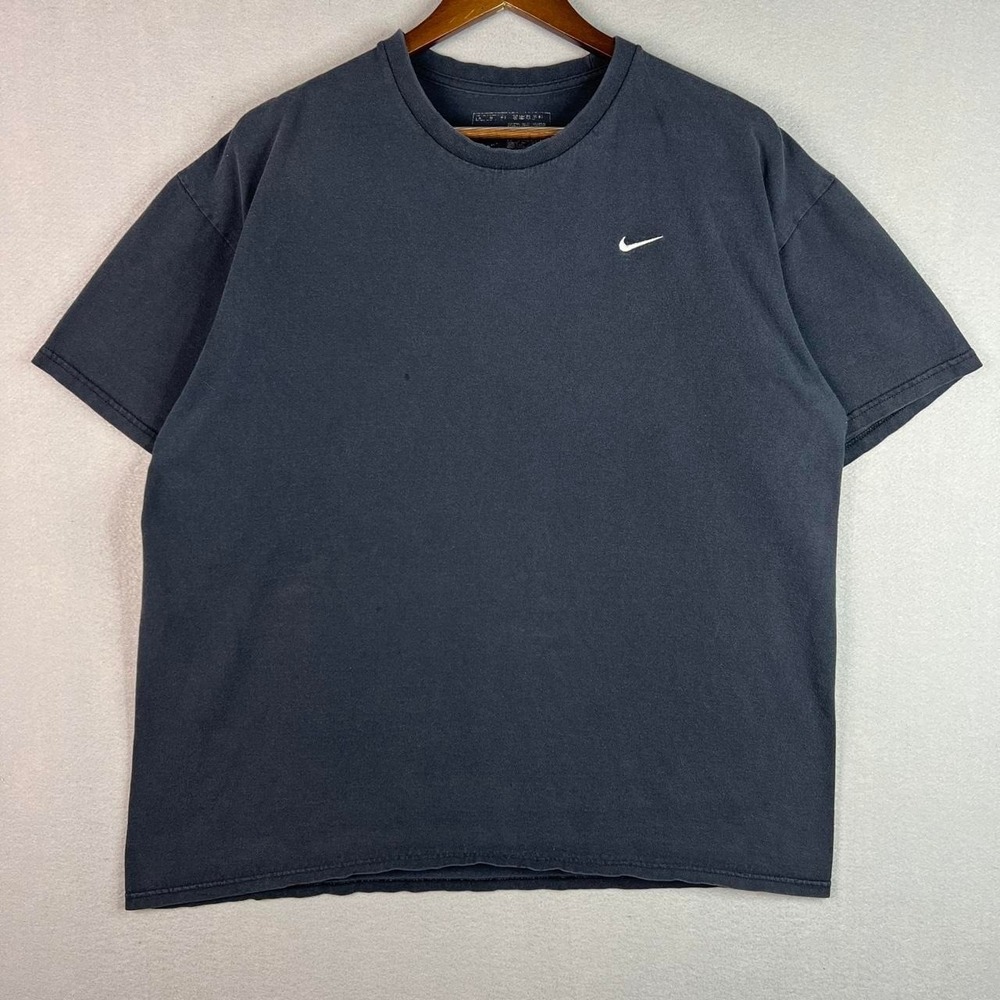Black Nike Tee Shirt Embroidered Swoosh XL